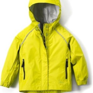 Kids Rain Jacket 4T Bright Neon Toddler - like new